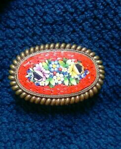 yzWG[EANZT[ Be[WI[oubV}CNUCNC^A??broche ovale vintage micro mosaico italia ?? consegna veloce