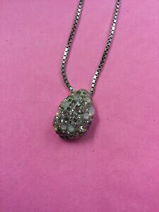 yzWG[EANZT[ XtXL[NX^Vo[y_g`F[swarovski crystal un pendente e catena dargento