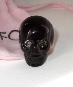 yzWG[EANZT[ ChtHbNXubNw}^Cg^XJNX^ACYXtXL[OTCYwildfox nero ematite in metallo teschio occhi di cristallo swarovs