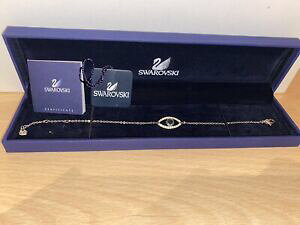 yzWG[EANZT[ XtXL[NX^Vo[uXbg{bNXswarovski crystal argento bracciale con box amp; certificato condizioni molto buone