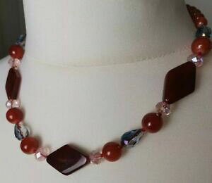 yzWG[EANZT[ Be[WlbNXcollana vintage lucido gemstone