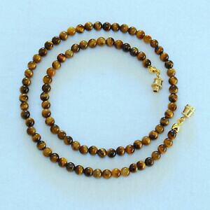 yzWG[EANZT[ ^CK[AClbNX^CK[ACp[uE^CK[XACr[Ytiger eye collana 4mm occhio di tigre perle 4 mm marrone tigri eye perline