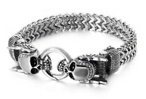 �y���������z�W���G���[�E�A�N�Z�T���[ �X�J���E�B���O�V���o�[�S�V�b�N�u���X���b�g�X�J���f�U�C�i�[�u���X���b�gda donna designer braccialetti per donna teschio ali argento bracciale gotico teschi uk