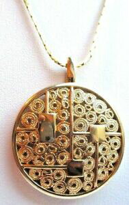 yzWG[EANZT[ yfeBtlVF[kvP_CAWrW[Be[Wpendentif monet chaine plaque or medaillon finement ajoure bijou vintage 1563