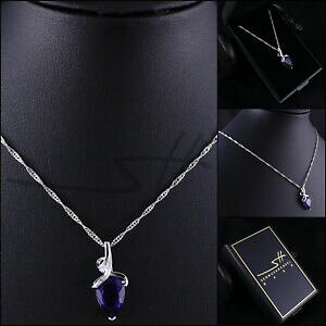 yzWG[EANZT[ p[vlbNX`F[Vo[XtXL[RNX^P[Xcollana purple, regalo, catena da donna, argento, swarovski R cristalli, in astuccio