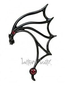 yzWG[EANZT[ u[NhCj[NV[k[XmNeB_SVPalchemy boucle d oreille unique noir chauve souris nocti dam gothique