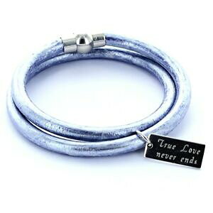 �y���������z�W���G���[�E�A�N�Z�T���[ R�u���X���b�g�W�[���Yuomo preferiti R braccialetto chiusura magnetica 2 volte avvolto incisione jeans metallizzato