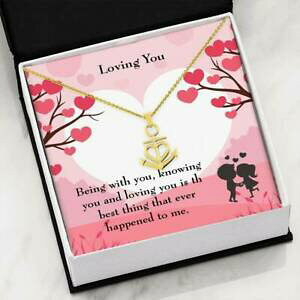 �y���������z�W���G���[�E�A�N�Z�T���[ �l�b�N���X�y���_���g���b�Z�[�W�J�[�hwife moglie collana regalo damore you ancora ciondolo messaggio scheda