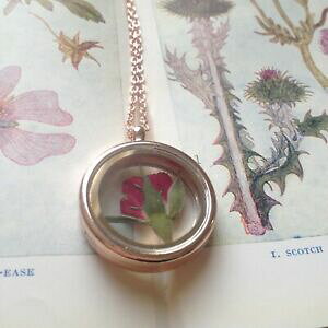 yzWG[EANZT[ bh[YobhlbNX[YS[hy_gt[nhChred rose bud collanarose oro ciondolo fiore schiacciatohandmade