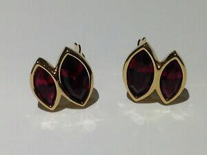 yzWG[EANZT[ Be[WXtXL[r[NX^NbvICOvintage sal swarovski ruby cristallo orecchini a clipon