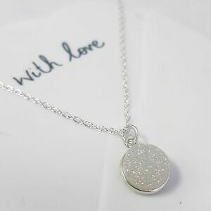 yzWG[EANZT[ zCgXp[Ny_ghbvlbNXVo[X^[Owhite druzy sparkle ciondolo goccia collanaargento sterling