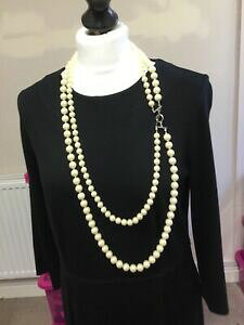 yzWG[EANZT[ XxKXh[O_uC[p[perle doppio filo nuovo grande e lungo acquistati a las vegas 189 dollors