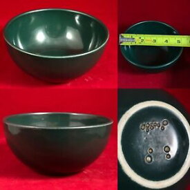 【送料無料】キッチン用品・食器・調理器具・陶器　レアラッセルライトイロコイカジュアル中国ディープスープシリアルボウル、ダークグリーンRARE Russel Wright Iroquois Casual China Deep Soup Cereal Bowl, Dark Green A++
