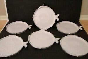 yzLb`piEHEE@JvoCAeB~m̓yv[gC^Ãv[g6 Capri By Artimino Handcrafted Earthenware Plates Made In Italy 8 Fish Plates