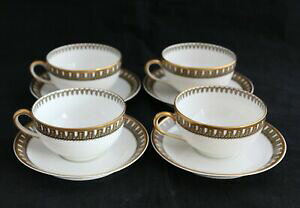 yzLb`piEHEE@AeB[NZbgnBh[WtXeB[Jbv\[T[S[hNXhANTIQUE SET 4 HAVILAND LIMOGES FRANCE TEA CUPS  S
