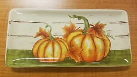 【送料無料】キッチン用品・食器・調理器具・陶器　ブランド新しいパンプキンハロウィーン感謝祭プレートプラッターホーム装飾BRAND NEW Maxcera Pumpkin Halloween Thanksgiving Plate Platter Home Decor