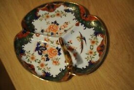 【送料無料】キッチン用品・食器・調理器具・陶器　ノリータケ磁器手描きの三翼皿年頃完璧な状態NORITAKE Porcelain hand painted trefoil dish circa 1900- perfect condition