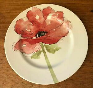 yzLb`piEHEE@CX^btH[hbh|s[fBi[v[gZbgVRoyal Stafford Red Poppy Dinner Plate 11h Set of 6 New AS-IS