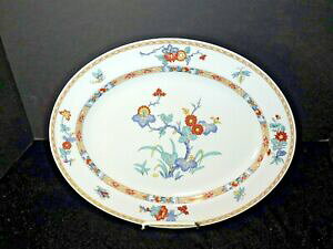 yzLb`piEHEE@xih[E[WI[oT[rOvb^[AWAt[BERNARDAUD Limoges PAK HOI 13 1/4 X 10 1/2 Oval Serving Platter Asian Floral