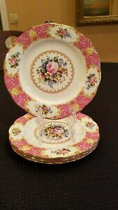 yzLb`piEHEE@CAo[gfBJ[CT_v[g̃Zbg^OtVROYAL ALBERT LADY CARLYLE 8-1/4 SALAD PLATES (SET OF 4) NEW WITH TAGS