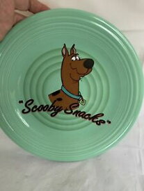 【送料無料】キッチン用品・食器・調理器具・陶器　スクービードゥーフィレスタウェアスクービースナックグリーンディナープレートヴィンテージエクセレントScooby-Doo Fiestaware Scooby Snacks Green Dinner Plate Vintage Excellent