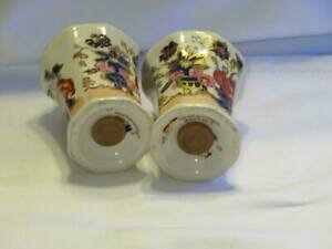 yzLb`piEHEE@Be[WC\̉p̓Sz΃}_ƃRVEVF[J[Vintage Mason's English Ironstone Mandarin Salt And Pepper Shaker