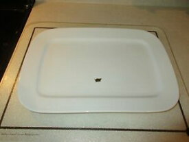 【送料無料】キッチン用品・食器・調理器具・陶器　リンスブラッセリーウィリアムズソノマホワイト磁器の長方形のプラッターRynnes Brasserie Williams Sonoma White Porcelain Rectangular Platter NEW 16x11