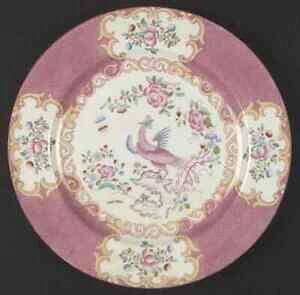 yzLb`piEHEE@~gRJgXsNO[uobNX^vfBi[v[gMinton COCKATRICE PINK (GLOBE BACKSTAMP) Dinner Plate 2265160