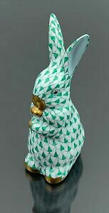 yzLb`piEHEE@whtBbVlbgX^fBOoj[ETMO[~gHerend Fishnet Standing Bunny Rabbit Green Mint Condition
