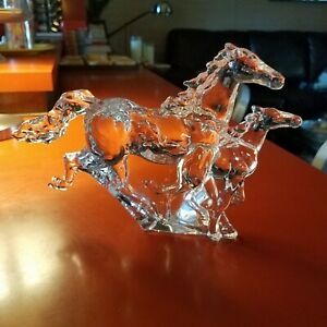 キッチン用品 食器 調理器具 陶器 レノックスクリスタル馬フィギュア無料配送Lenox Horse Figurine-10-FREE SHIPPING Two 上品な 人気ショップ Crystal