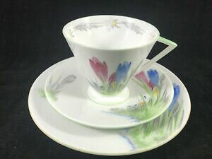 �y���������z�L�b�`���p�i�E�H��E�������E����@�V�F���[�N���b�J�X�B�C�u�V�F�C�v�B�J�b�v�\�[�T�[�ƃT�C�h�v���[�g�BShelley �gCrocus�h. Eve Shape. Cup Saucer and side plate.W11952