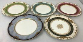 【送料無料】キッチン用品・食器・調理器具・陶器　見事な世紀のリモージュデザートプレートのセットSet Of 5 Stunning 19th Century Limoges Dessert Plates