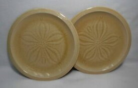 【送料無料】キッチン用品・食器・調理器具・陶器　フランシスコ会中国海彫刻サンドセットランチョンプレートサンドドルFRANCISCAN china SEA SCULPTURES SAND Set of 2 Luncheon Plates - Sand Dollar - 9