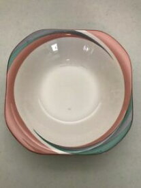 【送料無料】キッチン用品・食器・調理器具・陶器　三五中国ピンホイールピンクパターンスクエアベジタブルボウルSango China Pinwheel Pink 5206 Pattern Square Vegetable Bowl 9