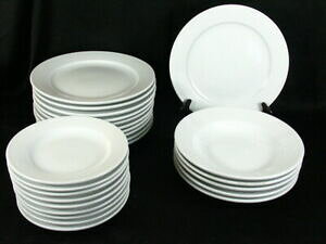yzLb`piEHEE@EBAY\m}zCgfBi[T_v[gƃX[v{EWilliams Sonoma EVERYDAY WHITE Dinner 9 3/4  Salad 7 Plates and 9 Soup Bowls