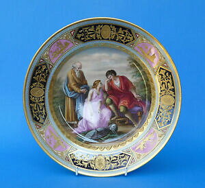 yzLb`piEHEE@EB[NIpgAeB[NnhhF̃Lrlbgv[gVIENNA PORCELAIN - CLEOPATRA - Antique Hand Painted Gilded Cabinet Plate