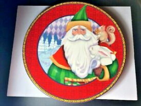 【送料無料】キッチン用品・食器・調理器具・陶器　ジムショアホリデートラディションズサンタクロース装飾プレート認定国際空港Jim Shore Holiday Traditions Santa Claus Decorative Plate 8.5 Certified Intl
