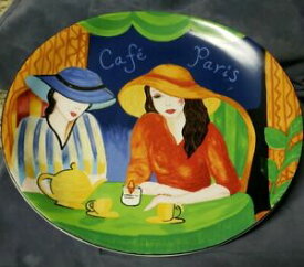 【送料無料】キッチン用品・食器・調理器具・陶器　カフェパリプレートCafe　Paris Plate