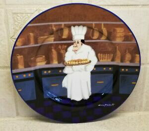 yzLb`piEHEE@EBAY\m}`CiKCrbtFVFtT_fU[gv[gWILLIAMS SONOMA CHINA GUY BUFFET LES CHEFS SALAD DESSERT PLATE 8 1/4 NOS #2