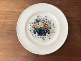 【送料無料】キッチン用品・食器・調理器具・陶器　ヴィンテージロイヤルウスタークラウンウェア手描きプレートフラワーバスケットVintage Royal Worcester Crown Ware hand-painted plate 'Flower basket' no. 701631