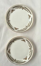 【送料無料】キッチン用品・食器・調理器具・陶器　金色のロイヤル・ダウルトン・スモールティーサイドプレートセットGilded Royal Doulton Small Tea Side Plate Set Of (2)