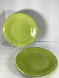 【送料無料】キッチン用品・食器・調理器具・陶器　セットフィエスタウェアホーマーラフリン中国ディナープレートライムグリーンSet Of 2 ~Fiesta ware　Homer Laughlin China 10.5” Dinner Plates~Lime Green