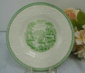 yzLb`piEHEE@EFbWEbhEpgVAAO[[GbWT_v[gWedgwood Patrician, Green Laurel Edge@7-3/8 Salad Plate
