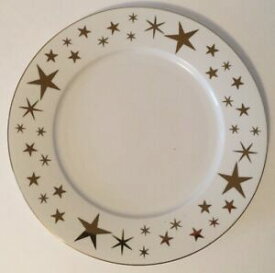 【送料無料】キッチン用品・食器・調理器具・陶器　さくらクラシックゴールドスターディナープレート磁器中国モダンホリデーSakura Classic Gold Stars Dinner Plate 10 3/4” Porcelain China Modern Holiday