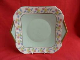 【送料無料】キッチン用品・食器・調理器具・陶器　シェリーフローラルデザインパターンサービングプレートまたはケーキプレートShelley Floral design (pattern 12859) Serving Plate or Cake Plate