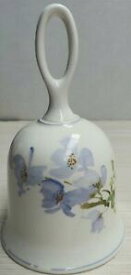 【送料無料】キッチン用品・食器・調理器具・陶器　サドラー中国ファイン磁器ベル背の高い青い花Sadler China Fine Porcelain Bell c1980s 15cm Tall Blue Flowers