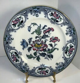 【送料無料】キッチン用品・食器・調理器具・陶器　アンティークコードンイングランド磁器ディナープレート花Antique Cauldon England Porcelain Dinner Plate FLOWERS 9