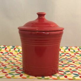 【送料無料】キッチン用品・食器・調理器具・陶器　フィレスタウェアスカーレットジャムジャーフィエスタレッドキッチンユーティリティグリースジャーFiestaware Scarlet Jam Jar Fiesta Red Kitchen Utility Grease Jar