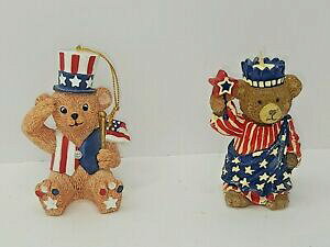 yzLb`piEHEE@̈IȃefBxALhAIgZu[Vzf[Patriotic 4th of July Teddy Bears 1 Candle , 1 Orament Celebration Holiday