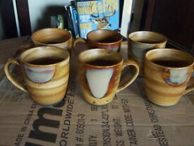 【送料無料】キッチン用品・食器・調理器具・陶器　三五スプラッシュブラウンマグカップのセットSango SPLASH BROWN #4951 Set of 6 Mugs